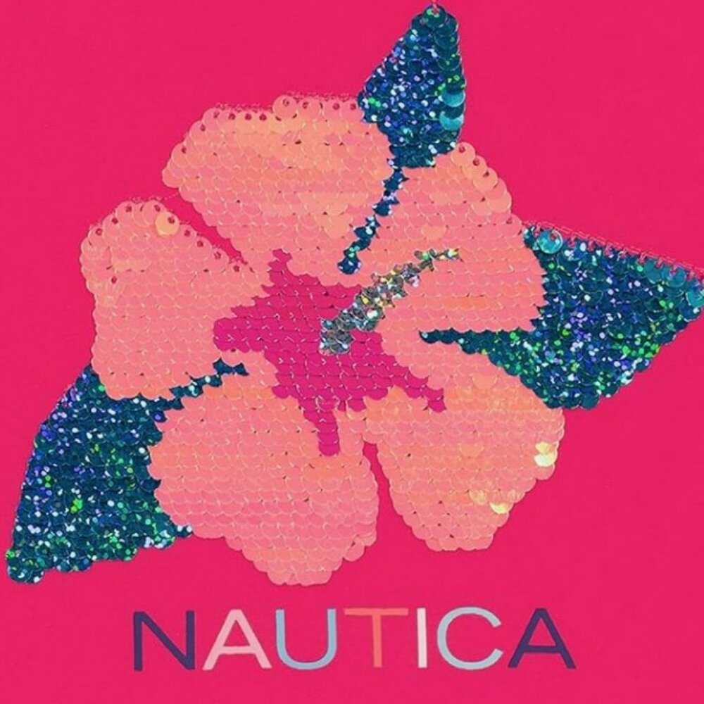 NWT. NAUTICA Girls One-piece Swimsuit With Upf 50+ Sun Protection - Picture 3 of 3